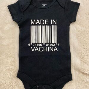Hilarious Custom Black Baby Onesie